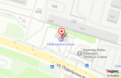 Ресторан быстрого питания МагБургер на улице Подольских Курсантов на карте