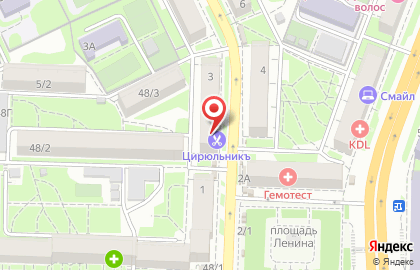 Федеральная Сеть Салонов Красоты ЦирюльникЪ на улице Погодина на карте