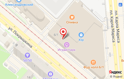 Торгово-производственная компания автоматических ворот и входных дверей Мироград на площади Карла Маркса на карте