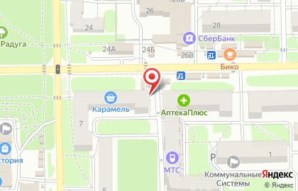 Киоск по продаже колбасных изделий в Красноглинском районе на карте