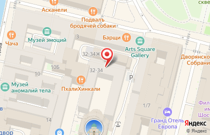 Интердисп на Невском проспекте на карте
