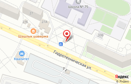 Магазин разливного пива на Гидротехнической улице на карте