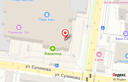 Парфюмерный бутик EYfel на улице Сулимова на карте
