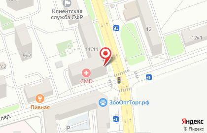 Магазин колбасных изделий Рублёвский в Головинском районе на карте