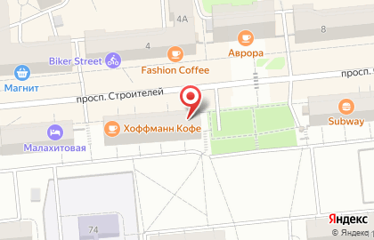 Автоматический киоск Вода-воз на проспекте Строителей на карте