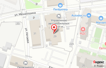 Транспортная компания в Перми на карте