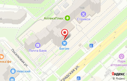 Магазин инструмента и техники Бигам на улице Ленинградской на карте