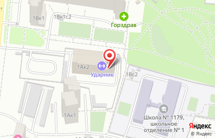 Боксерский клуб Ударник на Чертановской улице на карте