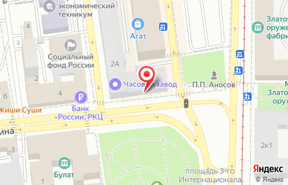 Медицинская лаборатория Инвитро на улице Ленина в Златоусте на карте