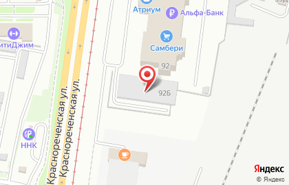 SNOVA на Краснореченской улице на карте