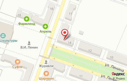 Салон связи Связной на улице Ленина на карте