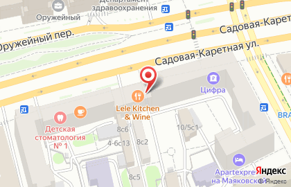 Фотосалон Мастер фото на Садовой-Каретной улице на карте