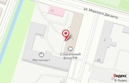 Управление Пенсионного фонда РФ в Петродворцовом районе в Санкт-Петербурге на карте