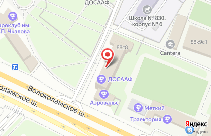 Банкомат СберБанк на Волоколамском шоссе, 88 к 8 на карте