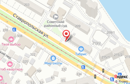 Супермаркет Табрис на Ставропольской улице, 213 на карте
