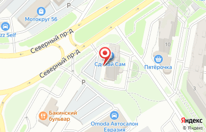Служба доставки товаров из IKEA в Северном проезде на карте