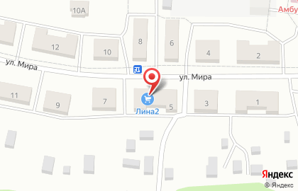 Магазин промышленных товаров Лина на карте