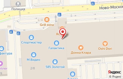 Меховой салон Времена Года на Ново-Московской улице на карте