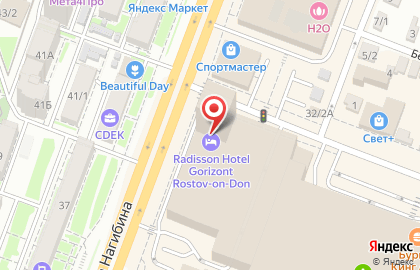 Магазин FixPrice на проспекте Михаила Нагибина на карте