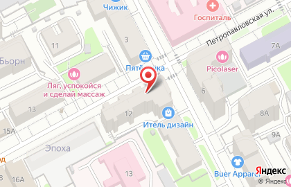 Магазин HavanaSmoke на Петропавловской улице на карте