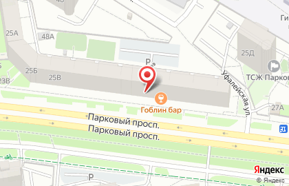 Федеральная сеть агентств недвижимости 1001ан на Парковом проспекте на карте