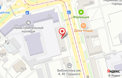 Общежитие в Комсомольске-на-Амуре на карте