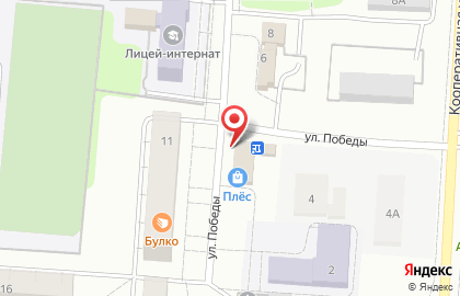 Племзавод Семол на улице Победы на карте