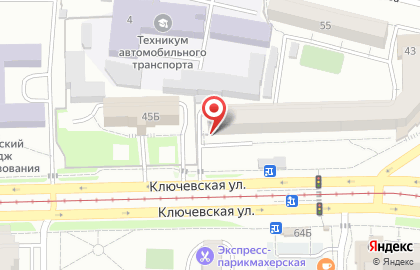 Продуктовый магазин 25 часов в Октябрьском районе на карте