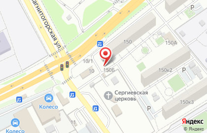 Киоск по продаже фруктов и овощей на улице Николая Островского на карте