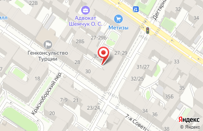 Турбо на 7-ой Советской улице на карте