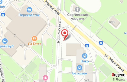 Киоск печатной продукции Краснопресненское агентство печати в Лосиноостровском районе на карте