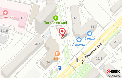 Точка быстрого питания Дядюшка Дёнер на улице Свердлова на карте