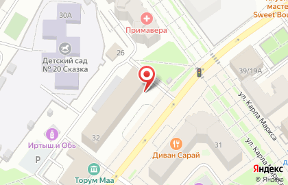 Ресторан Югра на карте