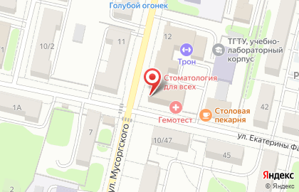 Магазин автозапчастей в Твери на карте