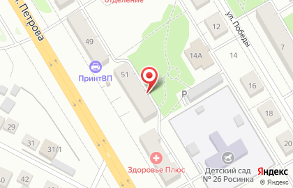 ООО ВиТраж на улице Петрова на карте