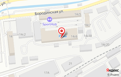 Гипермаркет Три Кота на Бородинской улице на карте