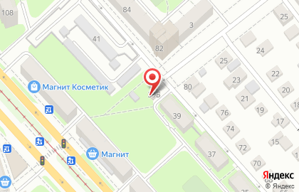 Продуктовый магазин в Ленинском районе на карте