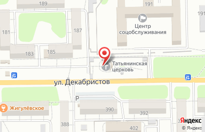Храм во имя святой мученицы Татианы на карте