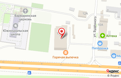 Сеть супермаркетов СосеДДушка на улице Будённого на карте
