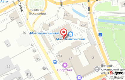 Гермес на улице Восстания на карте