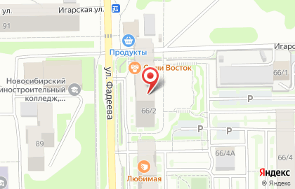 Академия грузчиков в Калининском районе на карте