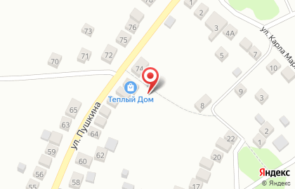 Магазин Теплый дом в Нижнем Новгороде на карте
