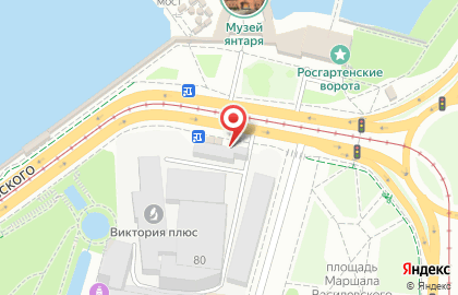 Клининговая компания Чистый город на улице Черняховского на карте