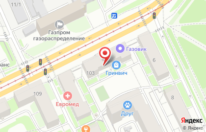 Сеть фотоцентров Силуэт на Уральской улице на карте