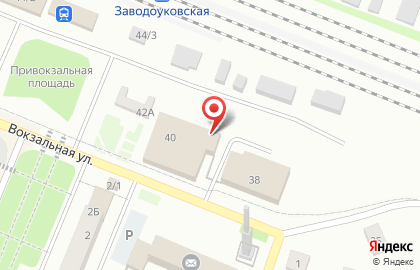 Магазин мяса на Вокзальной улице на карте
