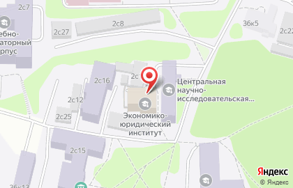 Томский экономико-юридический институт на Московском тракте на карте