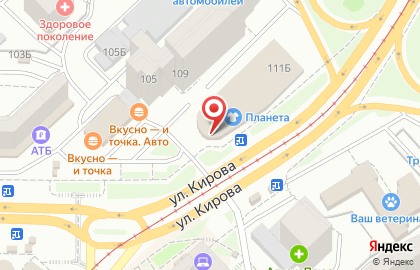 Магазин DaVita-мебель на улице Кирова на карте