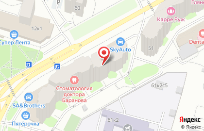 Магазин крафтового пива Крафтира на улице Маршала Тухачевского на карте
