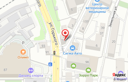 Салон мебели Долис в Ленинградском районе на карте