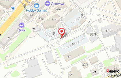 Пункт быстрого питания Stop-Line в Петропавловске-Камчатском на карте